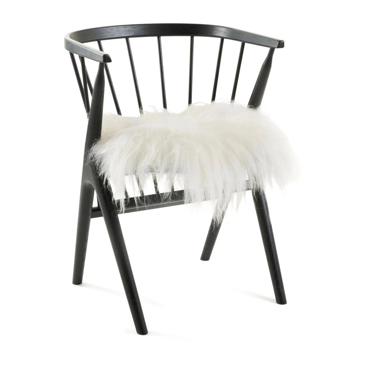 Long Wool Sheepskin Seat Cover | 40x40 cm - Image 2