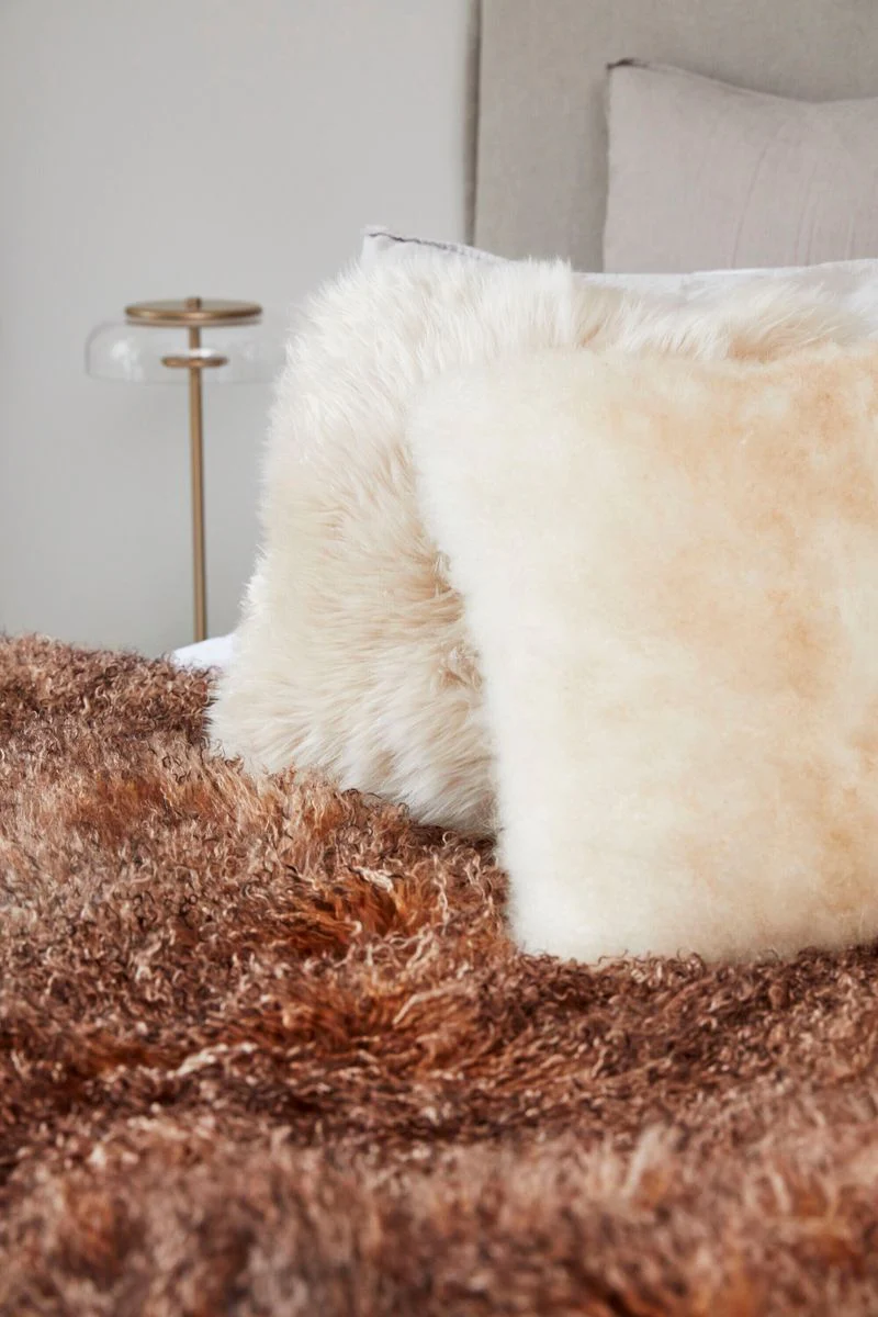 Throw of Curly Mongolian Sheepskin |140x180 cm - Image 18