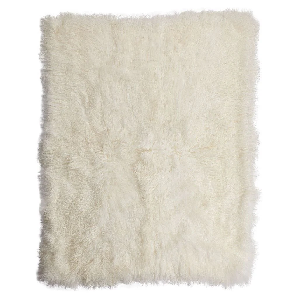 Throw of Curly Mongolian Sheepskin |140x180 cm - Image 8