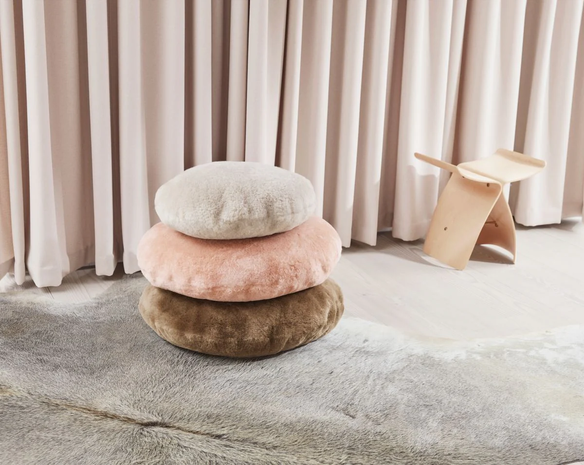 Curly Cashmere Cushion | 40x40 cm - Image 10
