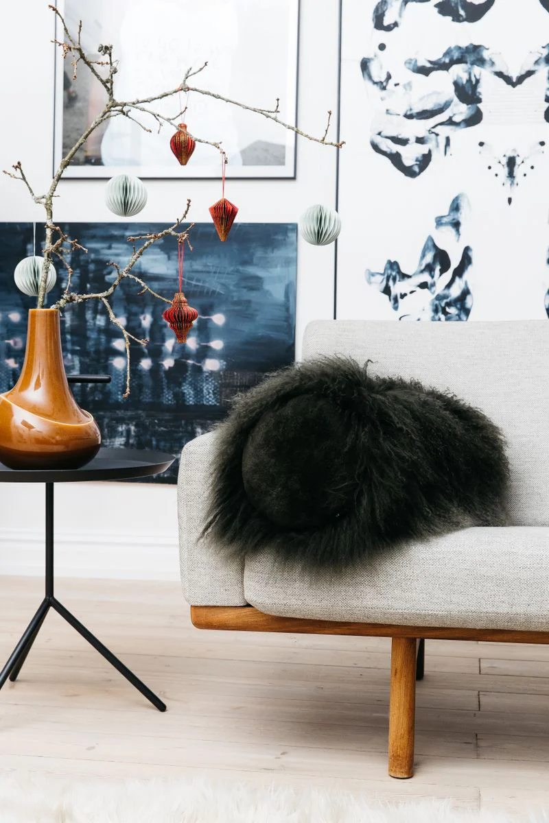 Curly Cashmere Cushion | 40x40 cm - Image 6
