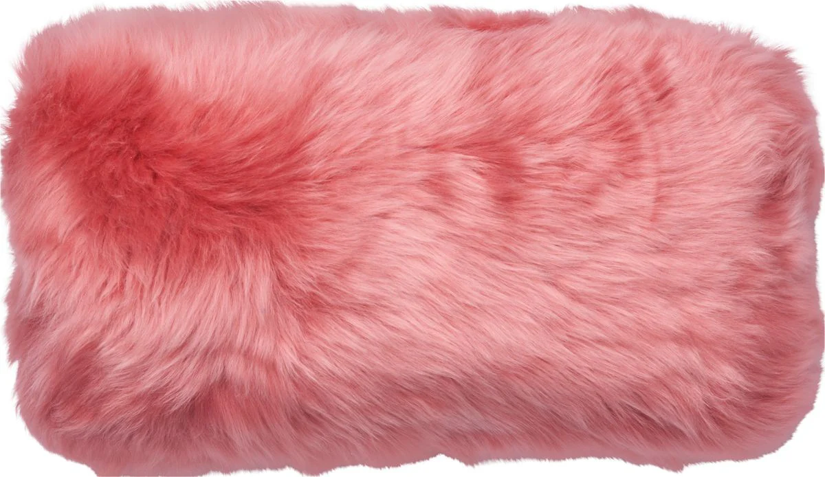 Long-Wool Sheepskin Cushion | Doublesided | New Zealand | 25x50 cm - Image 3
