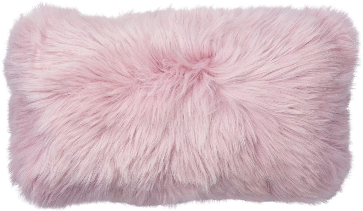 Long-Wool Sheepskin Cushion | Doublesided | New Zealand | 25x50 cm - Image 5