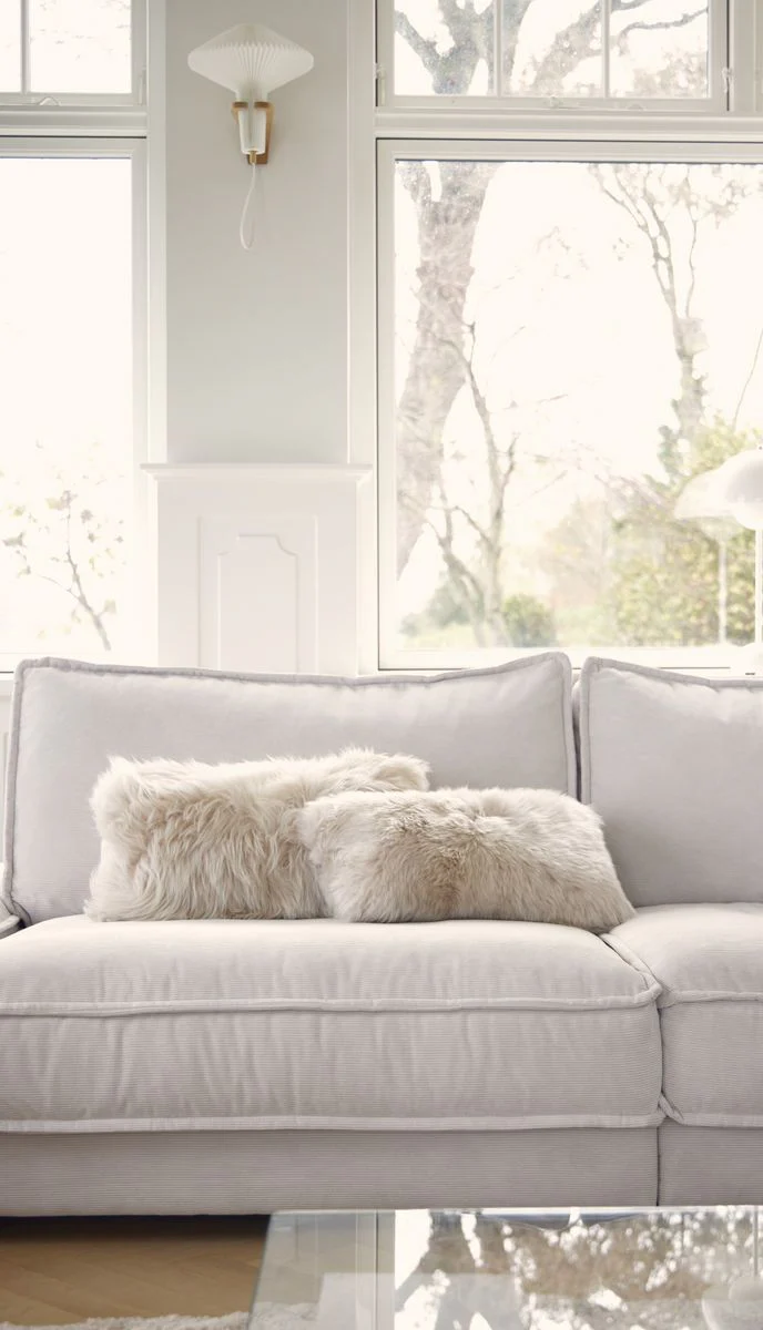 Long-Wool Sheepskin Cushion | Doublesided | New Zealand | 25x50 cm - Image 7