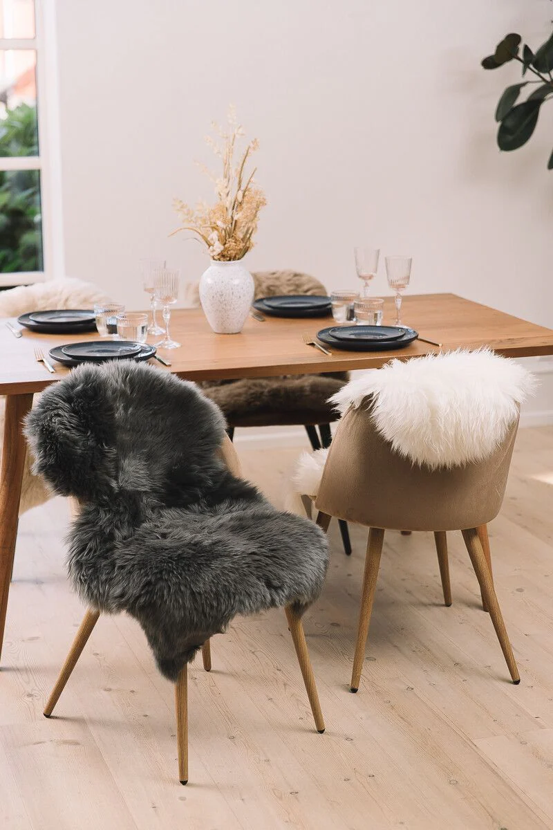 Merino Sheepskin Dyed | New Zealand | Long Wool | approx. 90x60 cm - Image 9