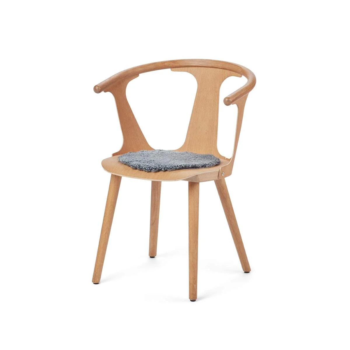 Short Wool Curly Sheepskin Seat Cover | Ø34 cm - Image 3